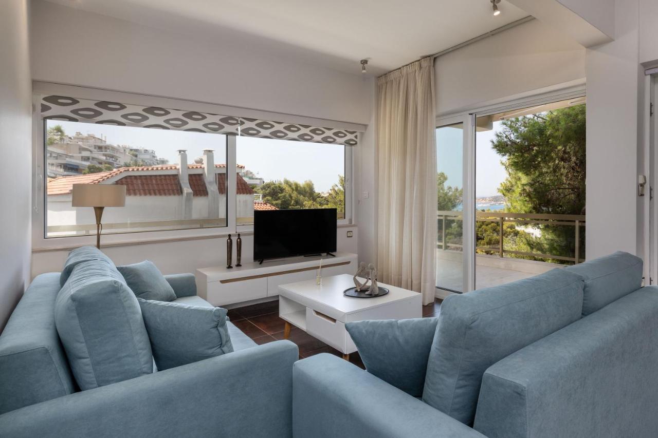 Relux Sea View 2 Bedroom Apartment By Blupine アテネ エクステリア 写真